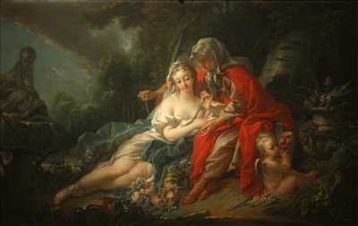 Earth-Vertumnus和Pomona 作者 François Boucher
